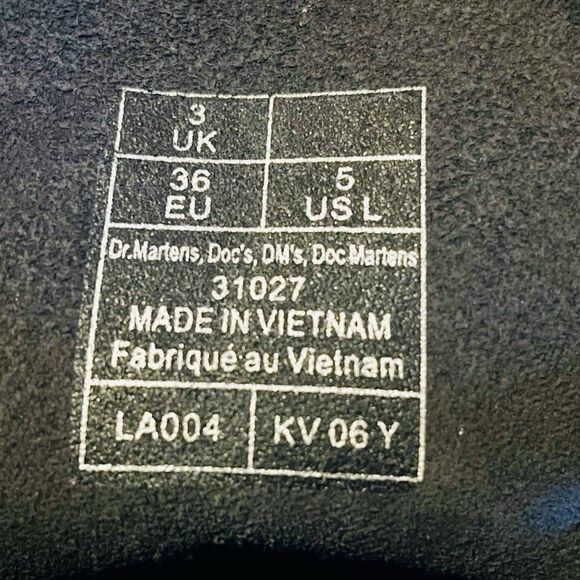 Dr Martens 1460 Snake Embossed Leather Purple Black Women 5 Boots Viper Croc - Picture 7 of 9